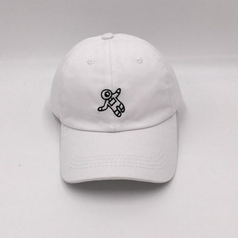 White Astronaut Baseball Cap - Hatdeck