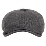 Dark Gray Men's Vintage Beret - Hatdeck