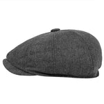 Dark Gray Men's Vintage Beret - Hatdeck