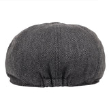 Dark Gray Men's Vintage Beret - Hatdeck