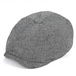 Light Gray Men's Vintage Beret - Hatdeck