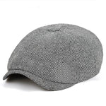 Light Gray Men's Vintage Beret - Hatdeck