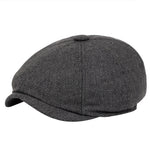 Dark Gray Men's Vintage Beret - Hatdeck