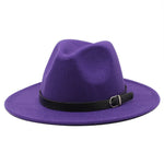 Purple Classic Fedora Hat - Hatdeck