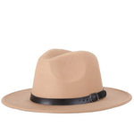 Beige Classic Fedora Hat - Hatdeck