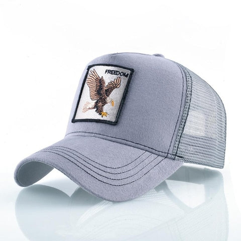Freedom Eagle Gray Cap - Hatdeck