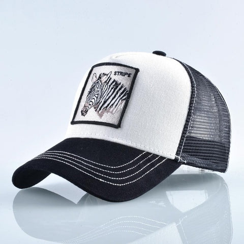 Zebra Black & White Cap - Hatdeck