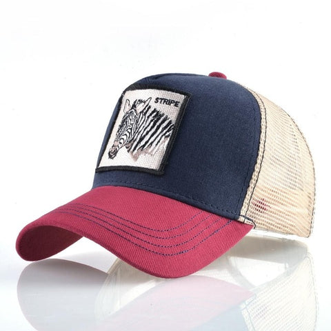 Zebra Multi-color Cap - Hatdeck