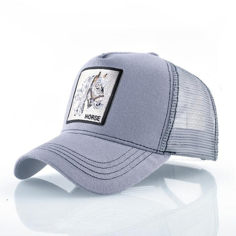 White Horse Gray Cap - Hatdeck