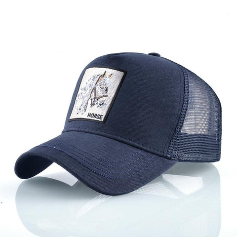White Horse Blue Cap - Hatdeck