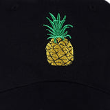 Black Pineapple Baseball Cap - Hatdeck