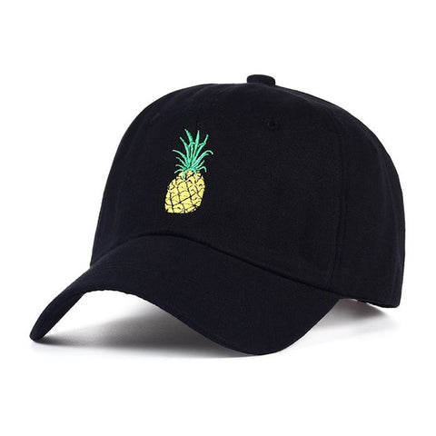 Black Pineapple Baseball Cap - Hatdeck