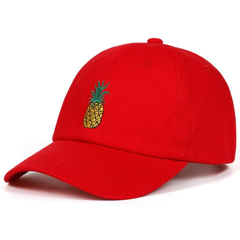Red Pineapple Baseball Cap - Hatdeck
