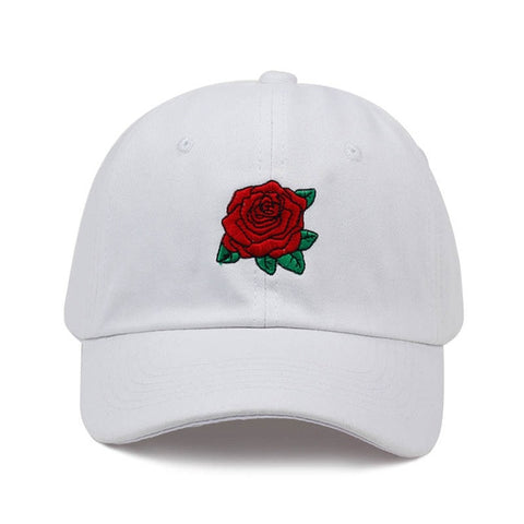 White Rose Baseball Cap - Hatdeck