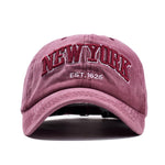 Washed New York Baseball Cap - Hatdeck