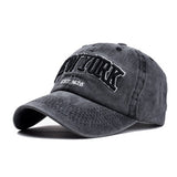 Washed New York Baseball Cap - Hatdeck