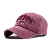 Washed New York Baseball Cap - Hatdeck