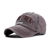 Washed New York Baseball Cap - Hatdeck