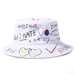Hippie White Bucket Hat - Hatdeck