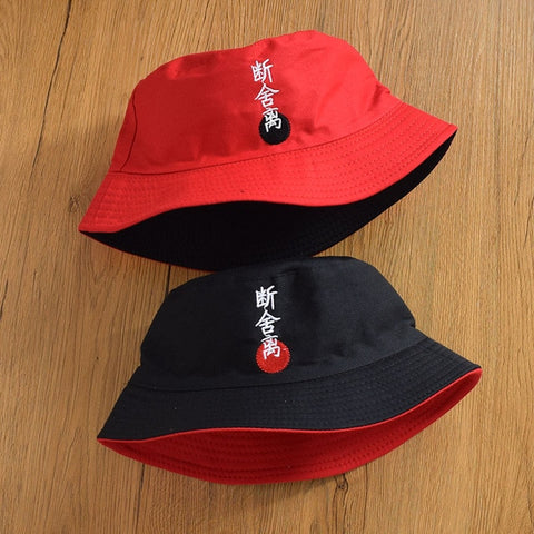 Red and Black Reversible Bucket Hat - Hatdeck
