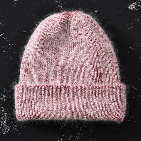 Wine red women's beanie - Hatdeck