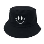 Smiley Black Bucket Hat - Hatdeck