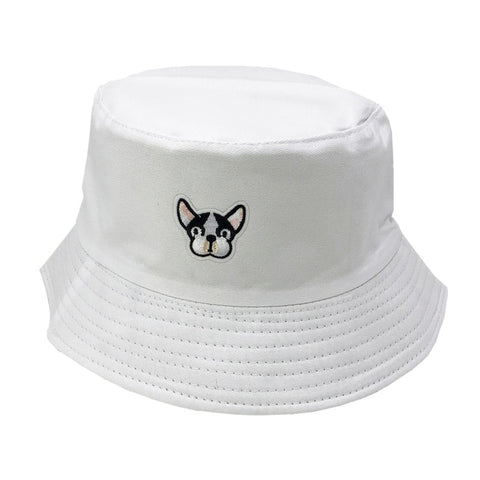 Dog White Bucket Hat - Hatdeck