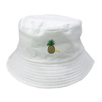 Pineapple White Bucket Hat - Hatdeck