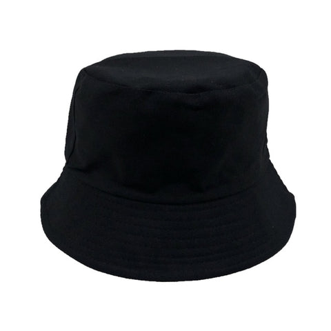 Plain Black Bucket Hat - Hatdeck