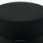 Black Flat-top Fedora Hat - Hatdeck