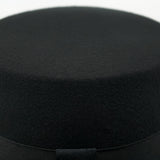 Black Flat-top Fedora Hat - Hatdeck