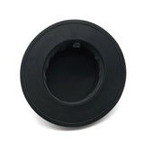 Black Flat-top Fedora Hat - Hatdeck