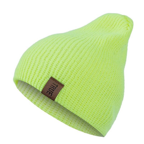 True Fluorescent Yellow Beanie - Hatdeck