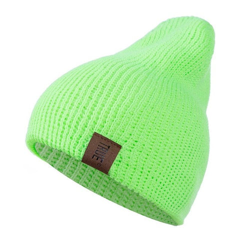 True Fluorescent Green Beanie - Hatdeck