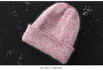 Wine red women's beanie - Hatdeck
