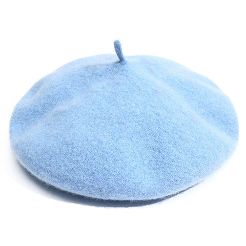 Sky Blue Women's Beret - Hatdeck